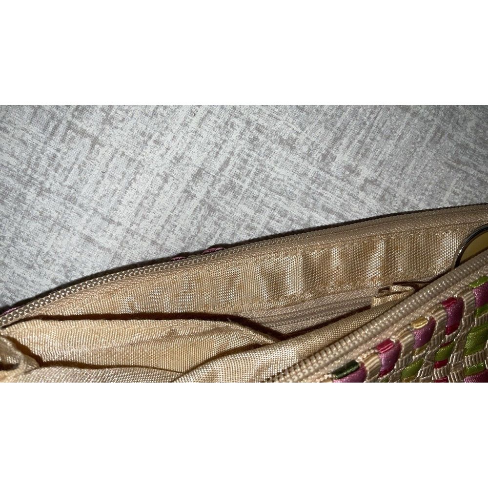 The Sak‎ Spring Bouquet pastel ribbon woven bag purse removeable strap microbag - Picture 11 of 16